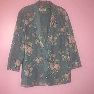 Floral Blazer